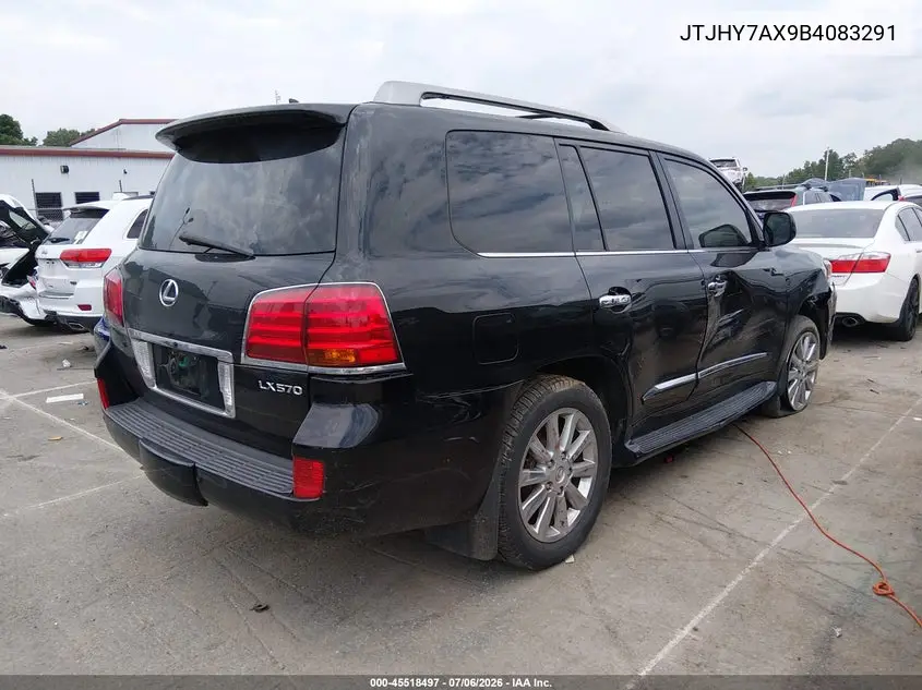 2011 Lexus Lx 570 VIN: JTJHY7AX9B4083291 Lot: 45518497
