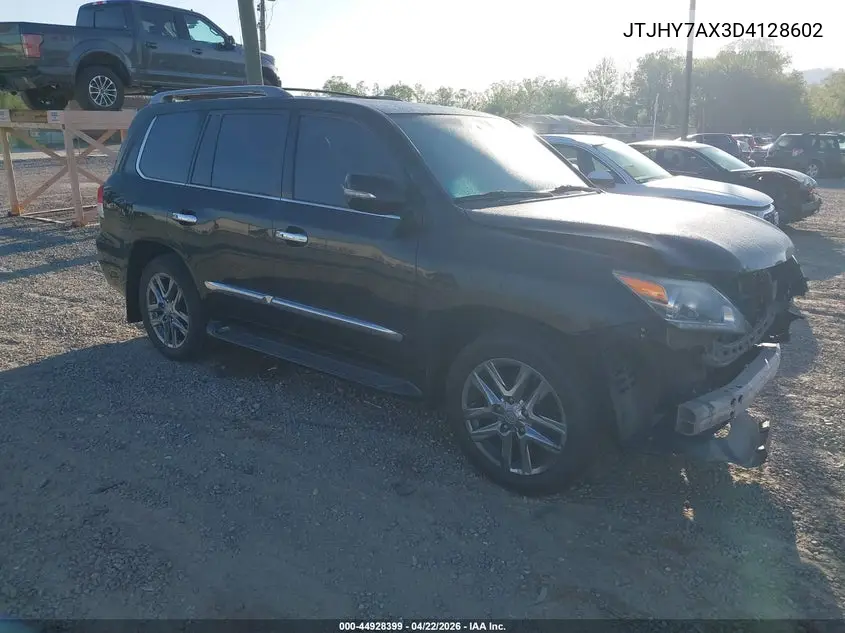 2013 Lexus Lx 570 VIN: JTJHY7AX3D4128602 Lot: 44928399