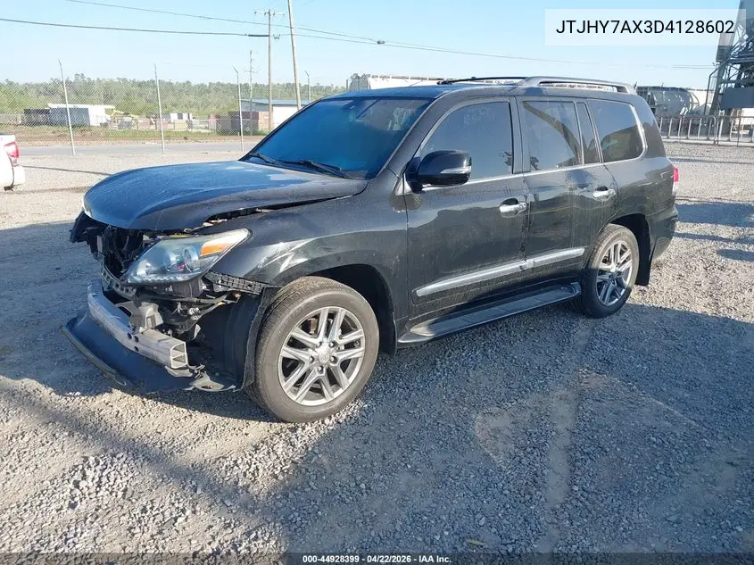 2013 Lexus Lx 570 VIN: JTJHY7AX3D4128602 Lot: 44928399