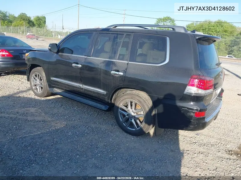 2013 Lexus Lx 570 VIN: JTJHY7AX3D4128602 Lot: 44928399