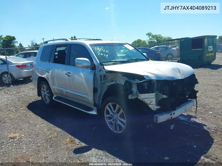 2013 Lexus Lx 570 VIN: JTJHY7AX4D4089213 Lot: 45465679
