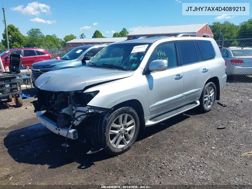 2013 Lexus Lx 570 VIN: JTJHY7AX4D4089213 Lot: 45465679