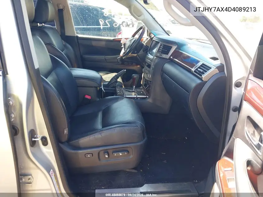 2013 Lexus Lx 570 VIN: JTJHY7AX4D4089213 Lot: 45465679