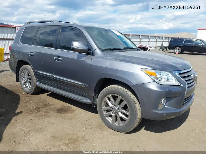 2014 Lexus Lx 570 VIN: JTJHY7AXXE4159251 Lot: 45427208