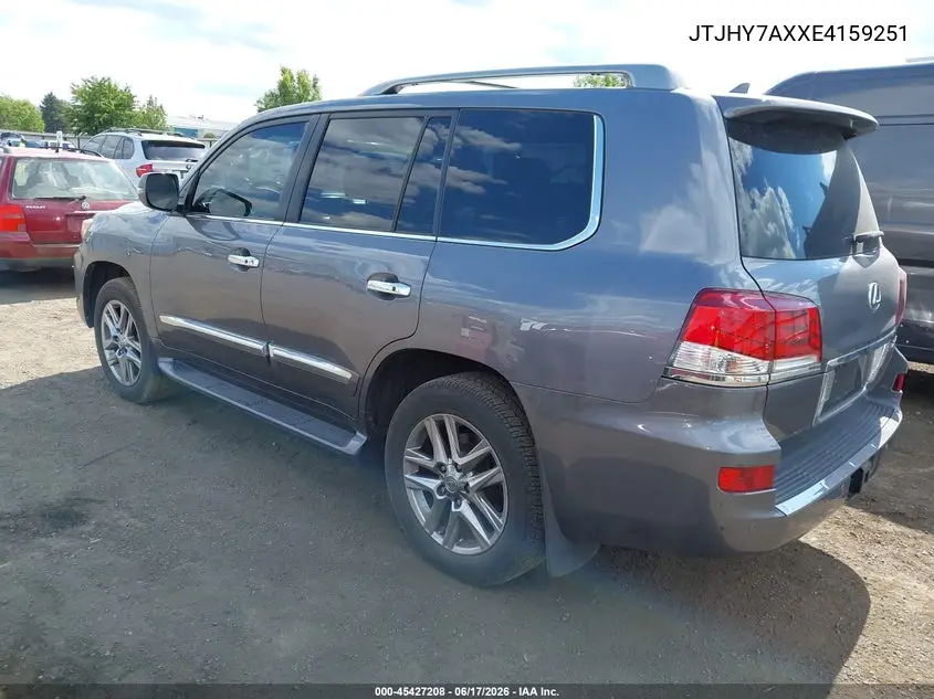 2014 Lexus Lx 570 VIN: JTJHY7AXXE4159251 Lot: 45427208