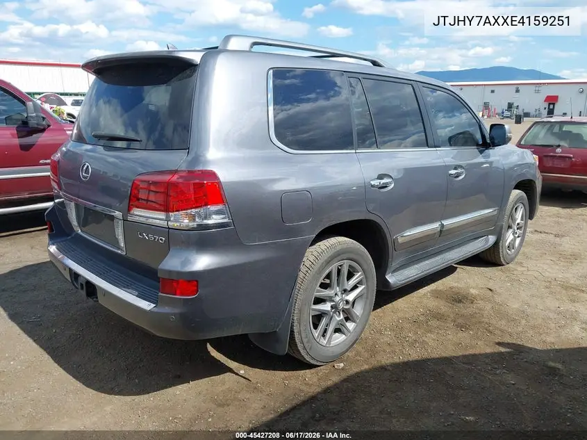 2014 Lexus Lx 570 VIN: JTJHY7AXXE4159251 Lot: 45427208