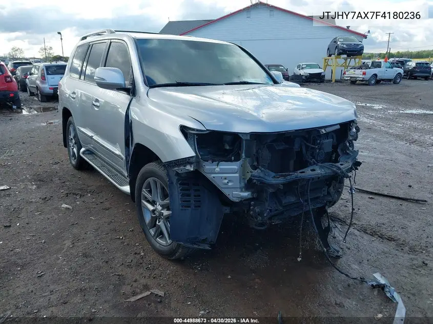2015 Lexus Lx 570 VIN: JTJHY7AX7F4180236 Lot: 44988673
