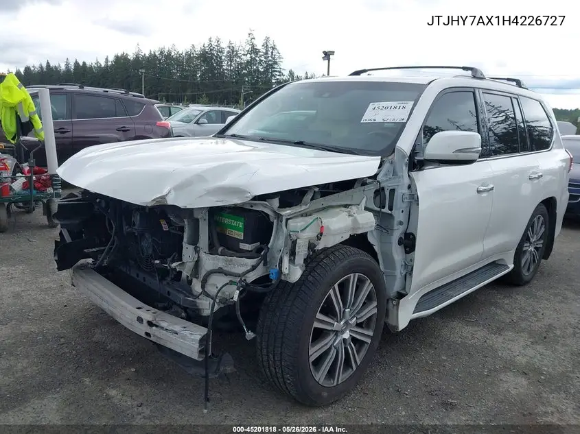 2017 Lexus Lx 570 VIN: JTJHY7AX1H4226727 Lot: 45201818