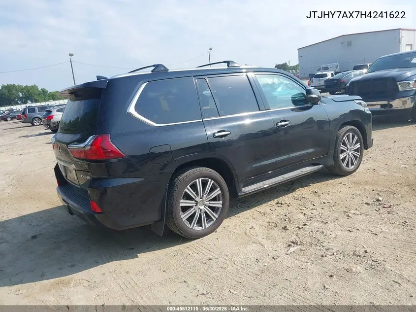 2017 Lexus Lx 570 VIN: JTJHY7AX7H4241622 Lot: 45512115