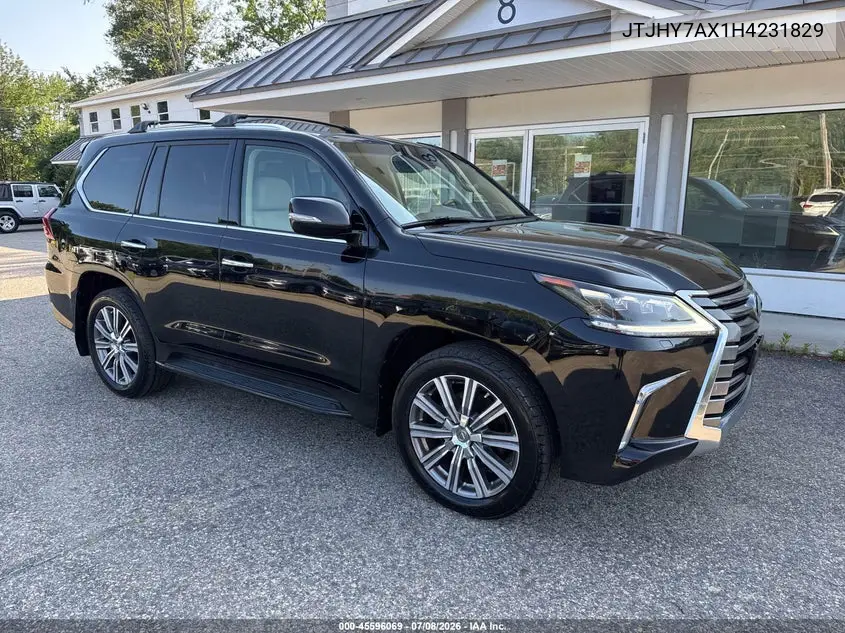 2017 Lexus Lx 570 VIN: JTJHY7AX1H4231829 Lot: 45596069