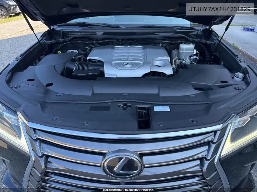2017 Lexus Lx 570 VIN: JTJHY7AX1H4231829 Lot: 45596069