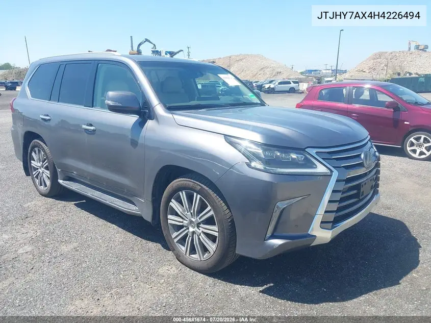 2017 Lexus Lx 570 VIN: JTJHY7AX4H4226494 Lot: 45681674