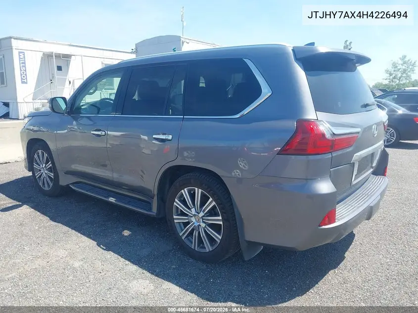 2017 Lexus Lx 570 VIN: JTJHY7AX4H4226494 Lot: 45681674