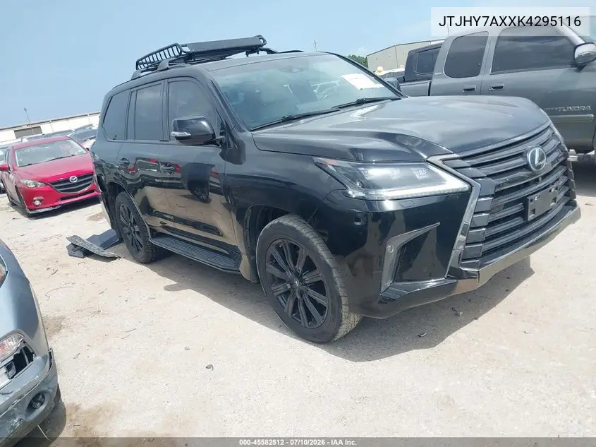 2019 Lexus Lx 570 Three-Row VIN: JTJHY7AXXK4295116 Lot: 45582512