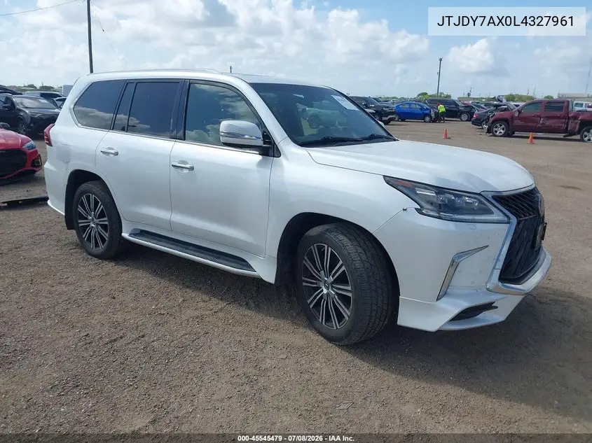 2020 Lexus Lx 570 Three-Row VIN: JTJDY7AX0L4327961 Lot: 45545479