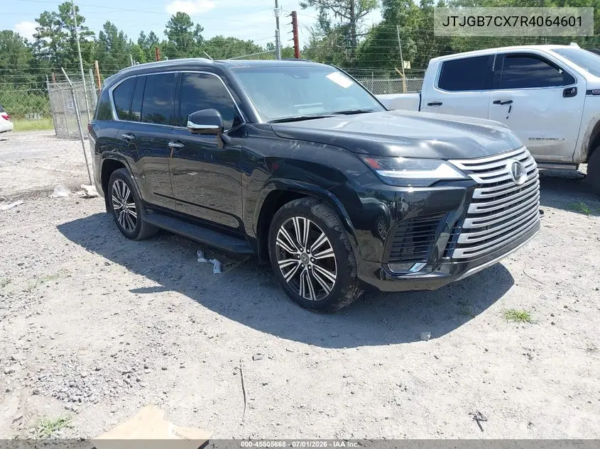 2024 Lexus Lx 600 Luxury VIN: JTJGB7CX7R4064601 Lot: 45505668