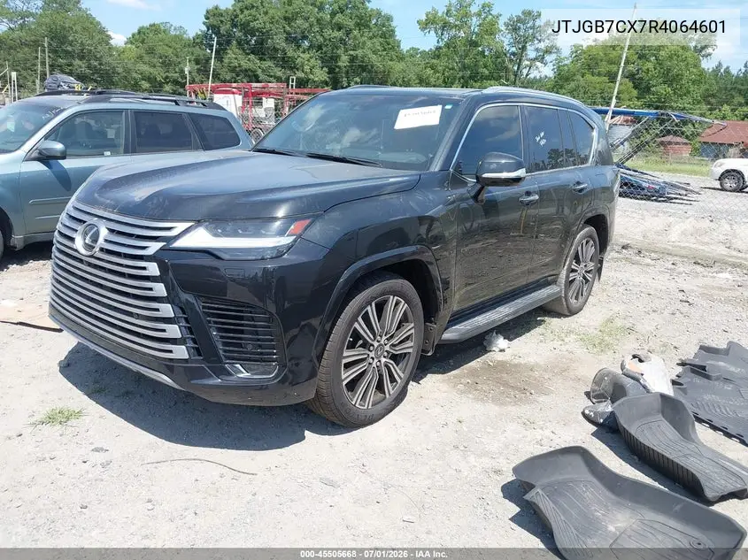 2024 Lexus Lx 600 Luxury VIN: JTJGB7CX7R4064601 Lot: 45505668