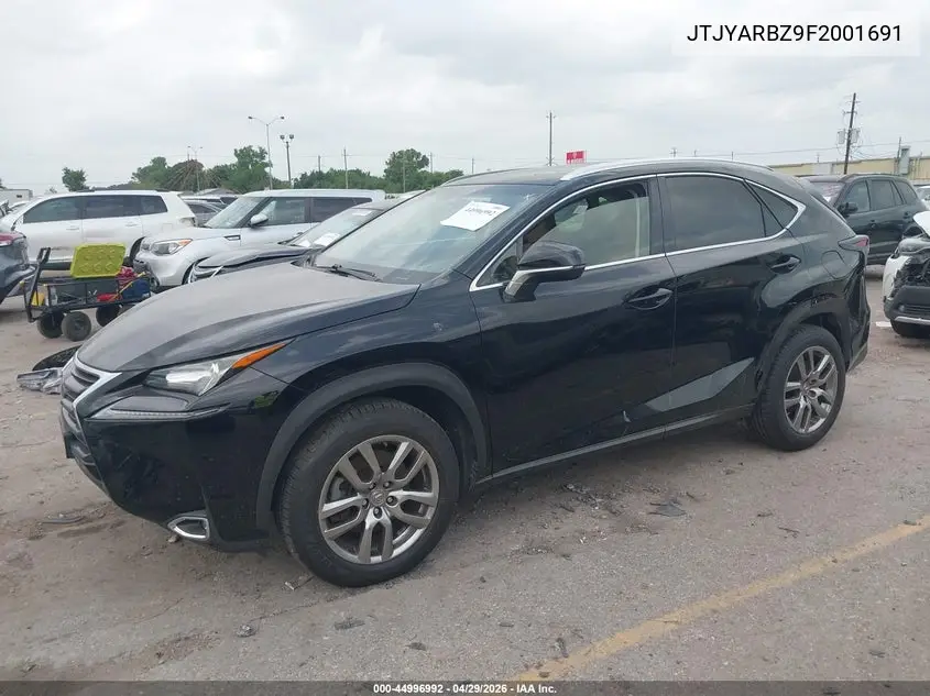 JTJYARBZ9F2001691 2015 Lexus Nx 200T