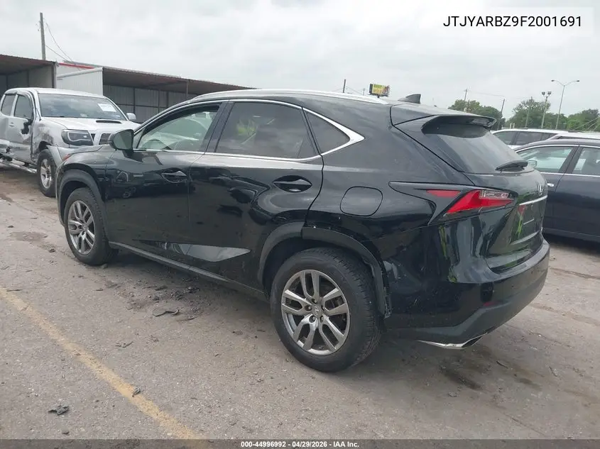 JTJYARBZ9F2001691 2015 Lexus Nx 200T