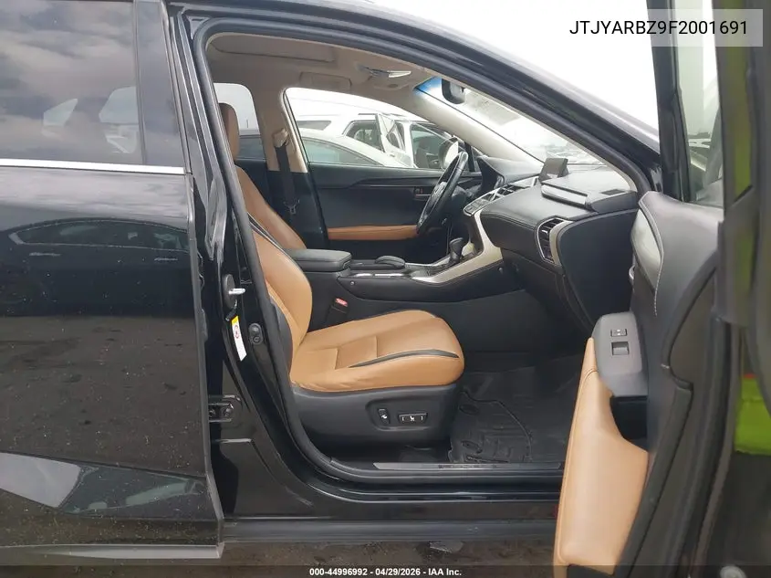 JTJYARBZ9F2001691 2015 Lexus Nx 200T