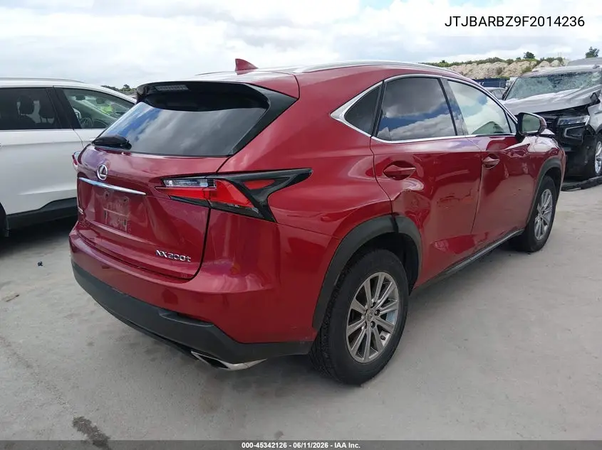 JTJBARBZ9F2014236 2015 Lexus Nx 200T