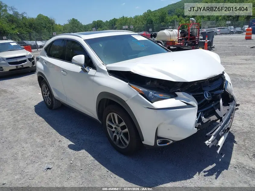 2015 Lexus Nx 200T VIN: JTJYARBZ6F2015404 Lot: 45496417