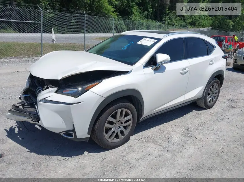 2015 Lexus Nx 200T VIN: JTJYARBZ6F2015404 Lot: 45496417