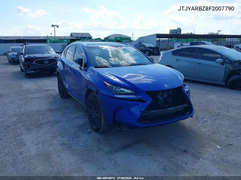 2015 Lexus Nx 200T F Sport VIN: JTJYARBZ8F2007790 Lot: 45516675