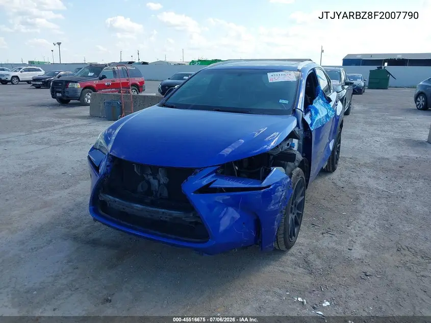 2015 Lexus Nx 200T F Sport VIN: JTJYARBZ8F2007790 Lot: 45516675
