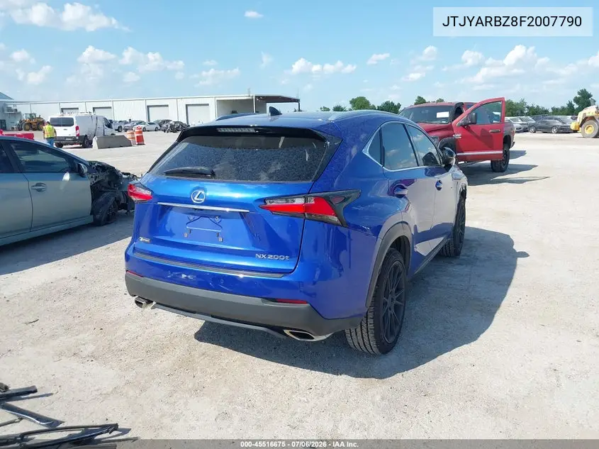2015 Lexus Nx 200T F Sport VIN: JTJYARBZ8F2007790 Lot: 45516675