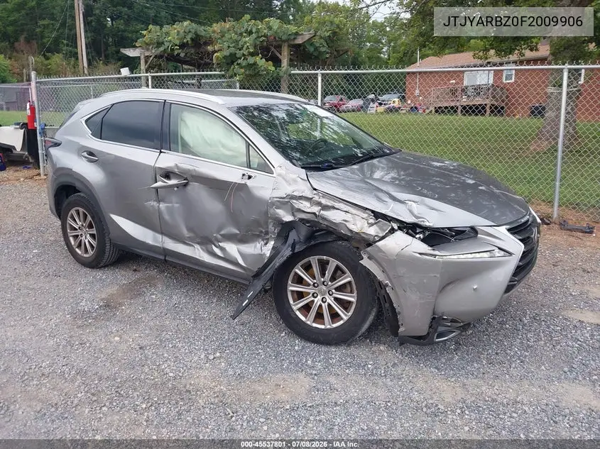 2015 Lexus Nx 200T VIN: JTJYARBZ0F2009906 Lot: 45537801
