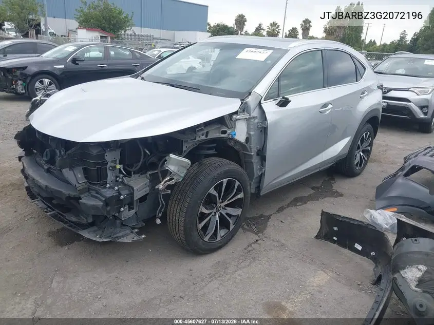 2016 Lexus Nx 200T F Sport VIN: JTJBARBZ3G2072196 Lot: 45607627