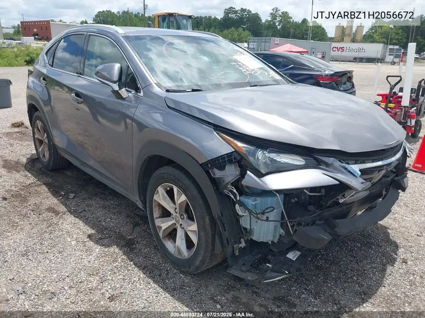 2017 Lexus Nx 200T VIN: JTJYARBZ1H2056672 Lot: 45593724