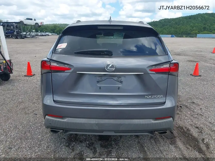 2017 Lexus Nx 200T VIN: JTJYARBZ1H2056672 Lot: 45593724
