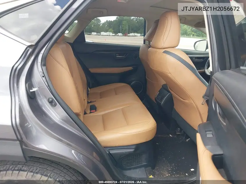 2017 Lexus Nx 200T VIN: JTJYARBZ1H2056672 Lot: 45593724