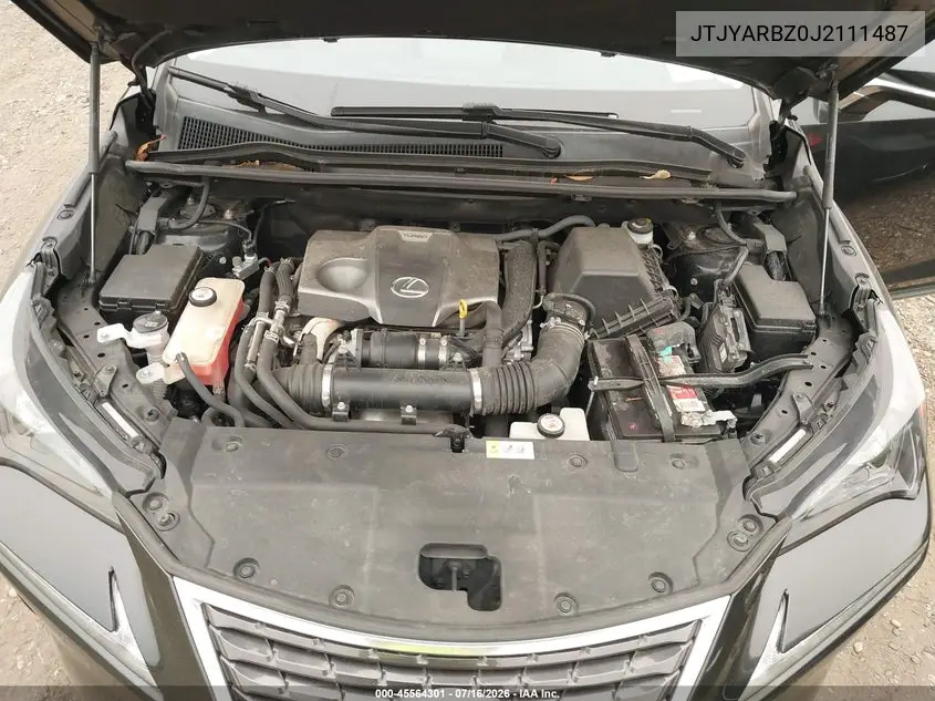 2018 Lexus Nx 300 VIN: JTJYARBZ0J2111487 Lot: 45564301