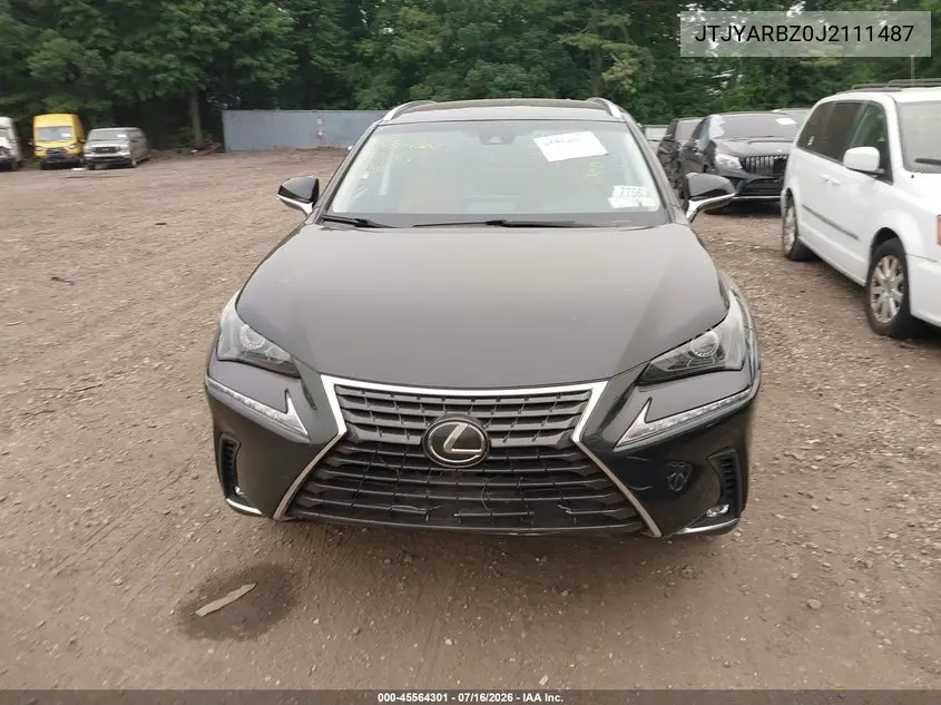 2018 Lexus Nx 300 VIN: JTJYARBZ0J2111487 Lot: 45564301