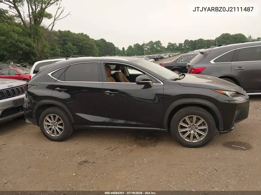 2018 Lexus Nx 300 VIN: JTJYARBZ0J2111487 Lot: 45564301