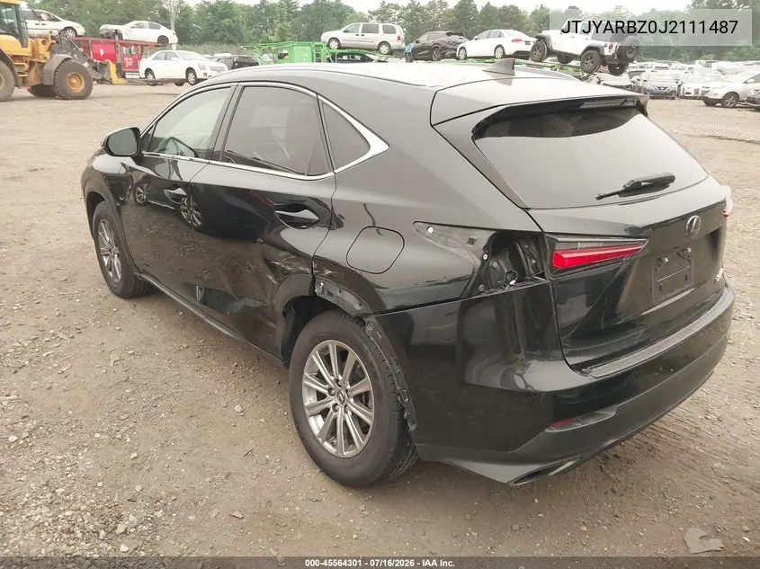 2018 Lexus Nx 300 VIN: JTJYARBZ0J2111487 Lot: 45564301