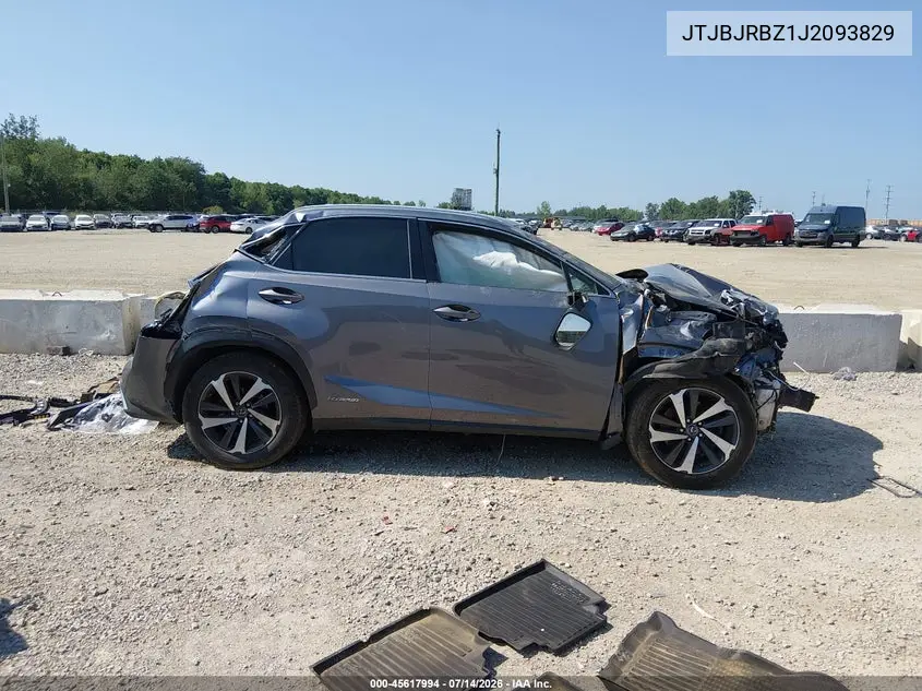 2018 Lexus Nx 300H VIN: JTJBJRBZ1J2093829 Lot: 45617994