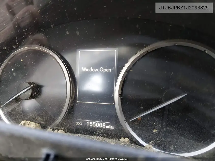 2018 Lexus Nx 300H VIN: JTJBJRBZ1J2093829 Lot: 45617994