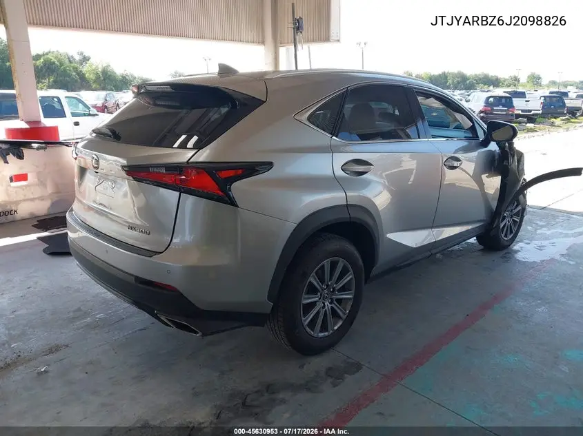 2018 Lexus Nx 300 VIN: JTJYARBZ6J2098826 Lot: 45630953
