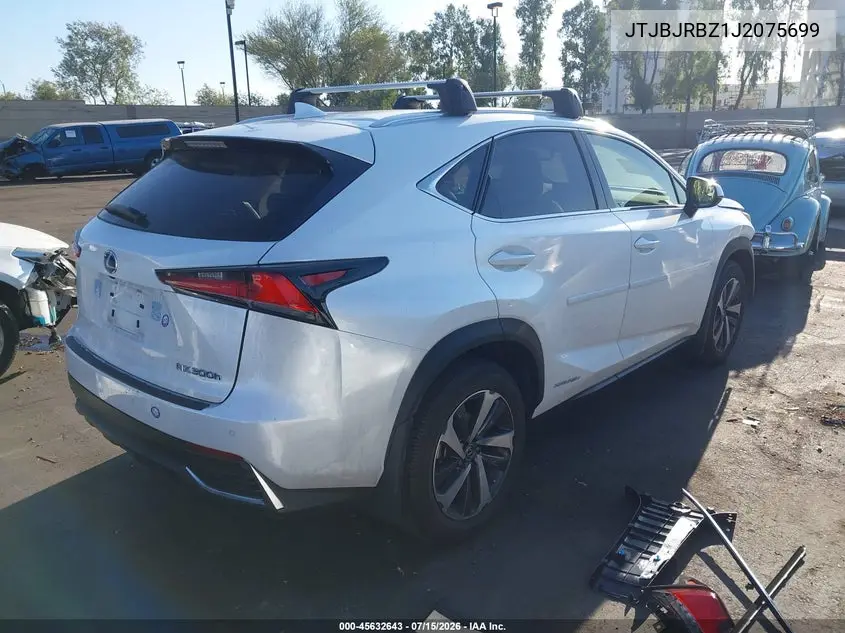 2018 Lexus Nx 300H VIN: JTJBJRBZ1J2075699 Lot: 45632643