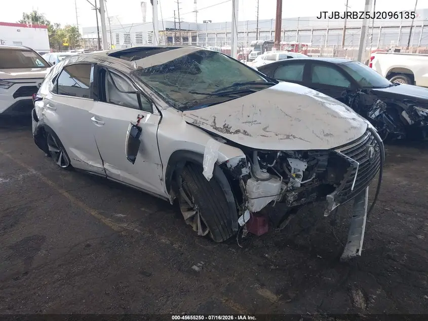 2018 Lexus Nx 300H VIN: JTJBJRBZ5J2096135 Lot: 45655250