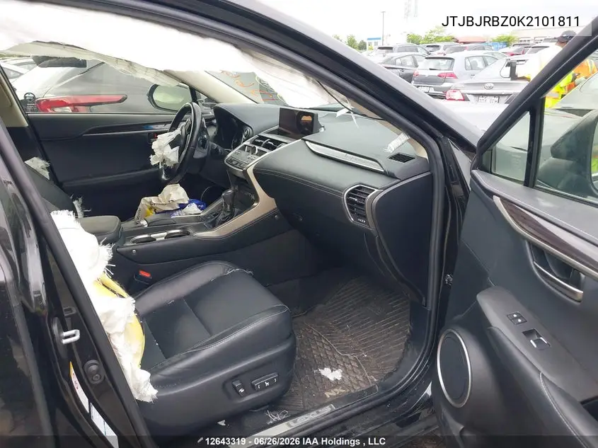 2019 Lexus Nx 300H VIN: JTJBJRBZ0K2101811 Lot: 12643319