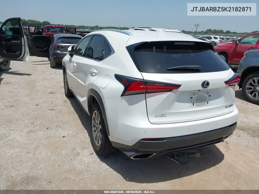 2019 Lexus Nx 300 VIN: JTJBARBZ5K2182871 Lot: 45461546