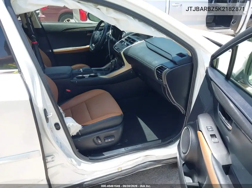 2019 Lexus Nx 300 VIN: JTJBARBZ5K2182871 Lot: 45461546