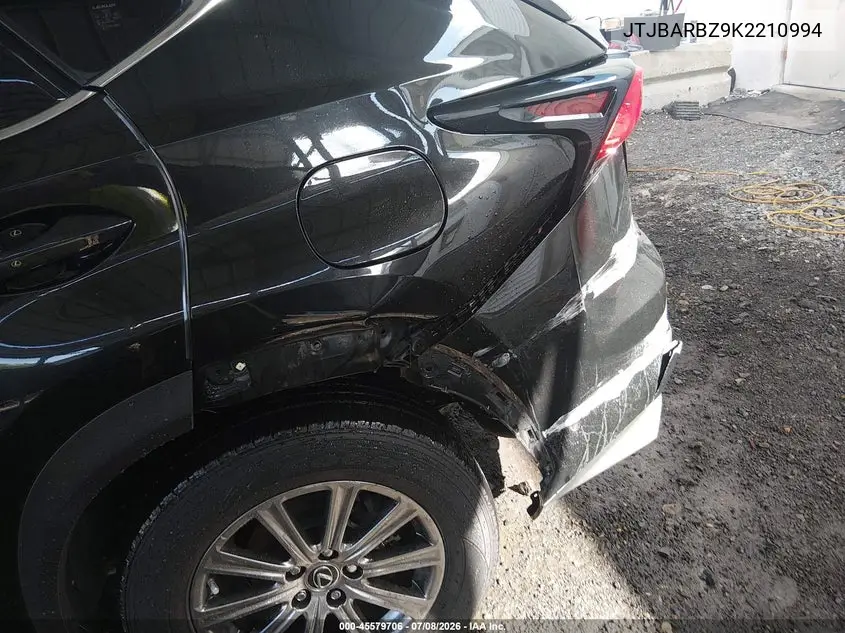 2019 Lexus Nx 300 VIN: JTJBARBZ9K2210994 Lot: 45579706