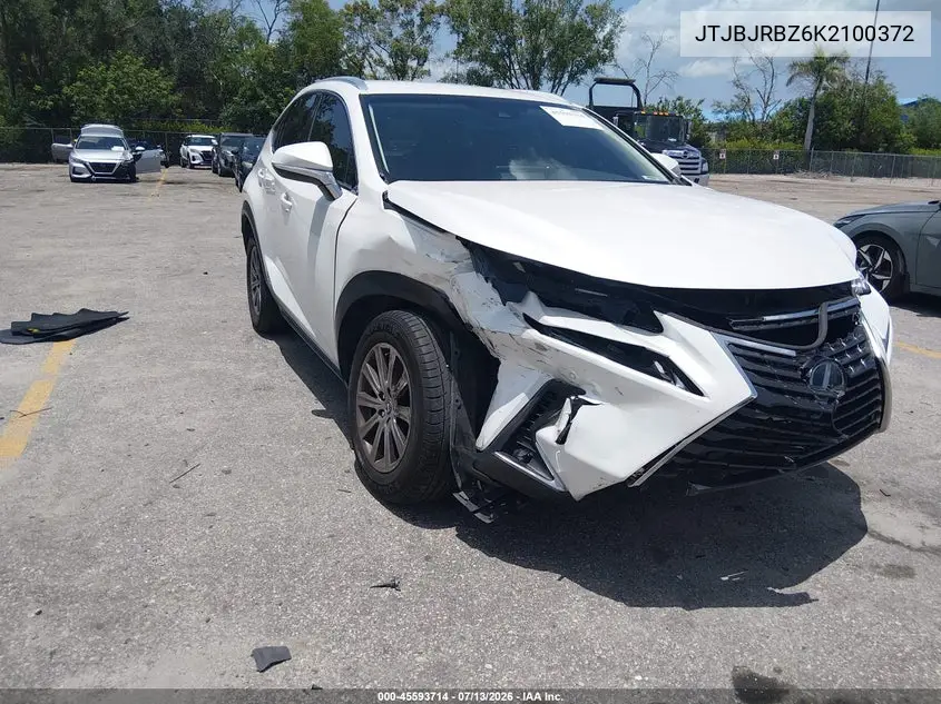 2019 Lexus Nx 300H VIN: JTJBJRBZ6K2100372 Lot: 45593714