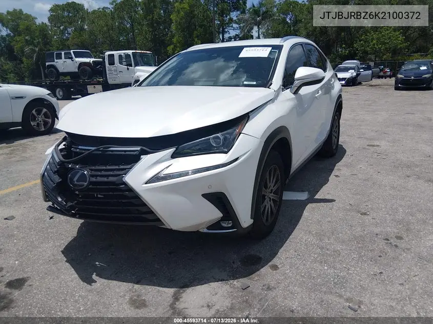 2019 Lexus Nx 300H VIN: JTJBJRBZ6K2100372 Lot: 45593714